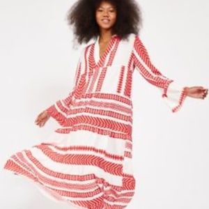 Silk and Salt dress summer of love boho aztec midi dress M